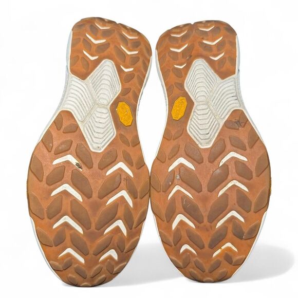 HOKA Transport Women’s 10 Beige Cream Sneakers Vibram Cushioned Walking Running - Picture 5 of 6